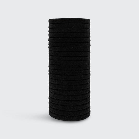 Eco-Friendly Nylon Elastics 20pc Black