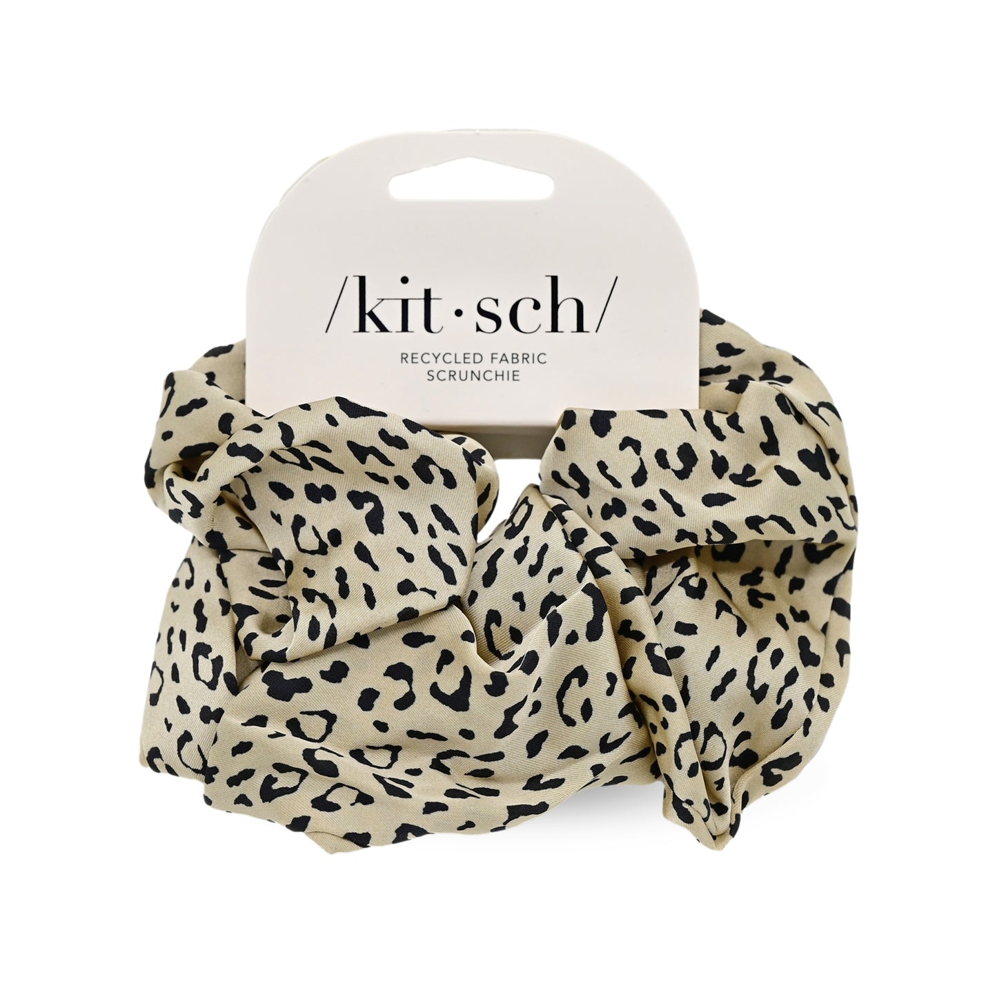 Load image into Gallery viewer, Fabric Brunch Scrunchie Leopard - ONE SIZE - Hair Accessories
