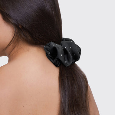 Fabric Brunch Scrunchie Rhinestone - ONE SIZE - Hair Accessories