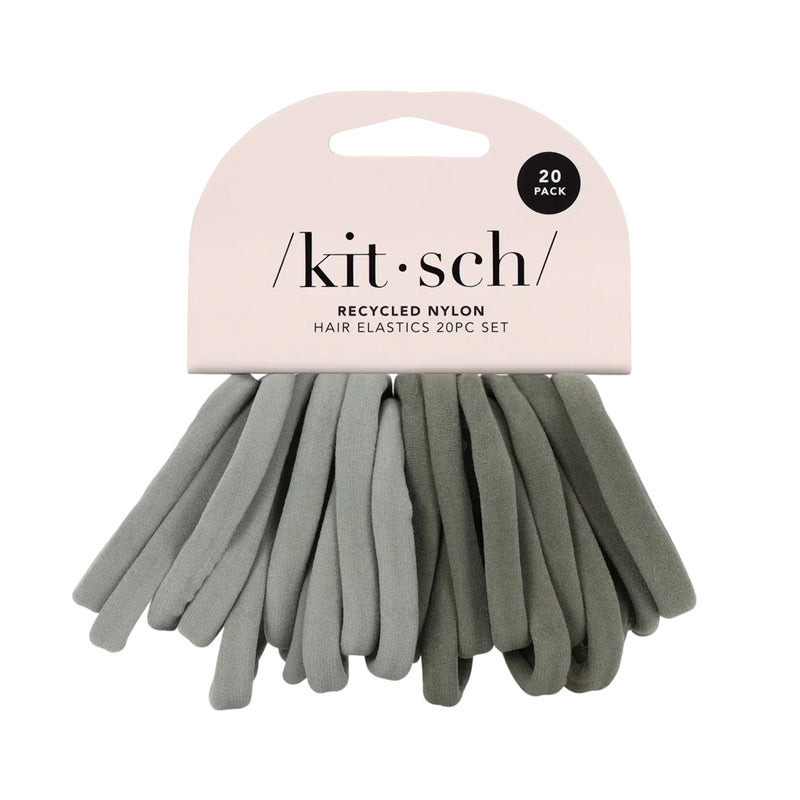 Recycled Nylon Elastics 20 pcs Eucalyptus