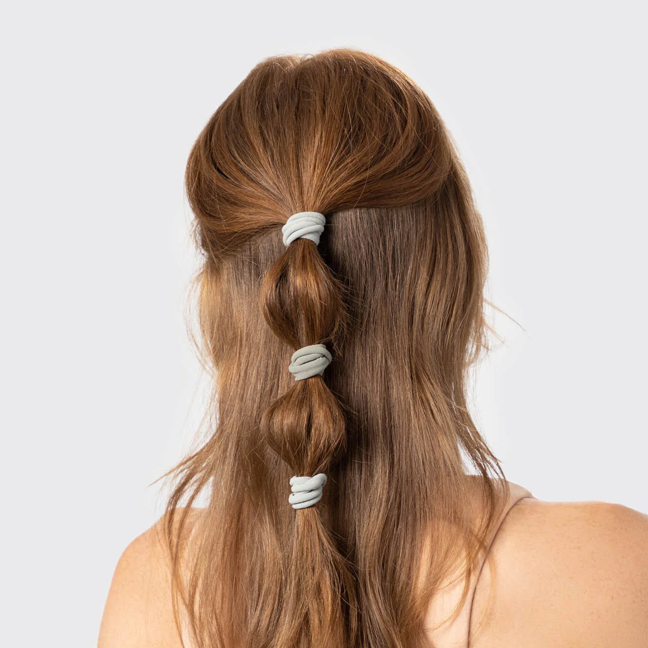 Load image into Gallery viewer, Recycled Nylon Elastics 20 pcs Eucalyptus - ONE SIZE - Hair Accessories
