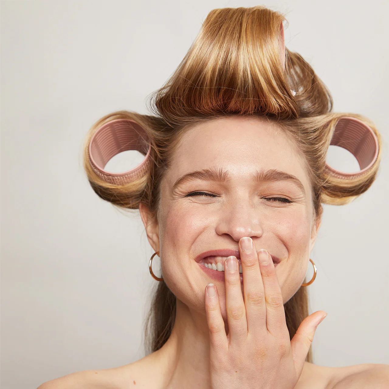 Load image into Gallery viewer, Thermal Roller 4pc Set Terracota - Hair Accesories
