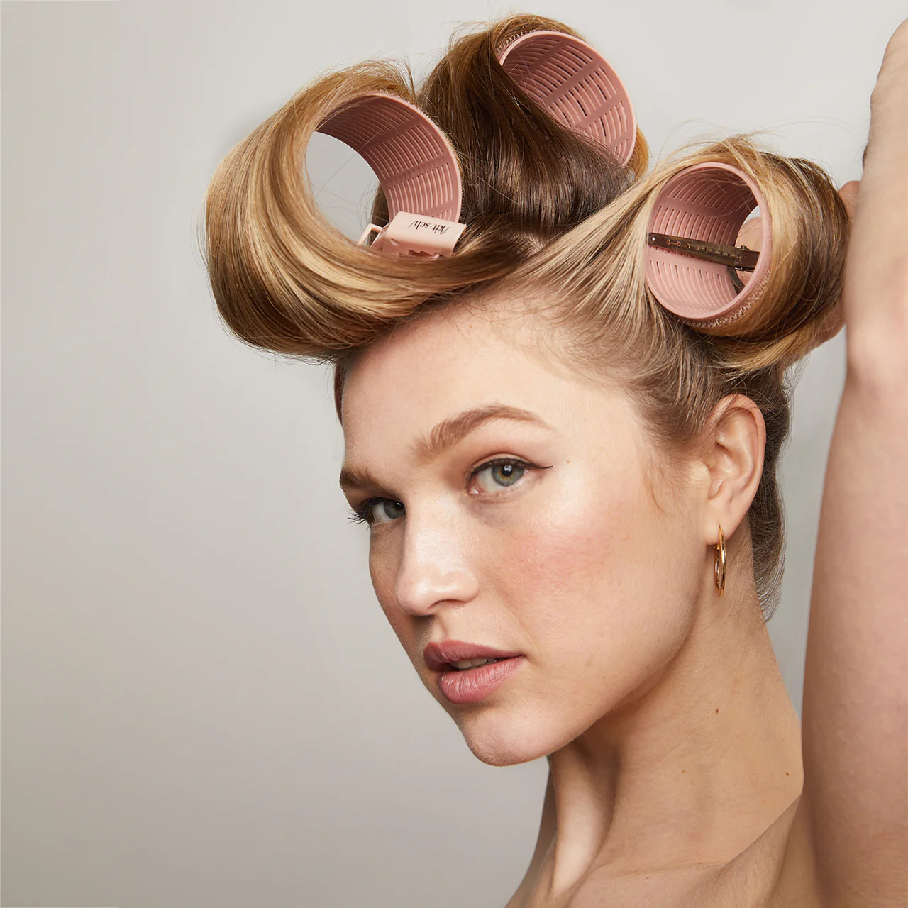 Load image into Gallery viewer, Thermal Roller 4pc Set Terracota - Hair Accesories
