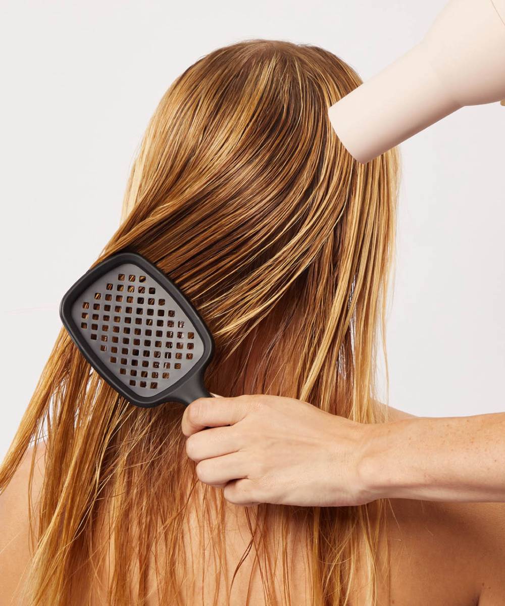 Load image into Gallery viewer, Vented Paddle Brush Black - Hair Brush
