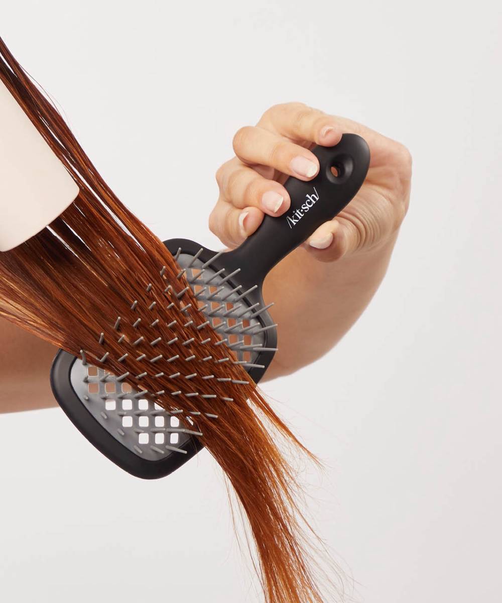 Load image into Gallery viewer, Vented Paddle Brush Black - Hair Brush
