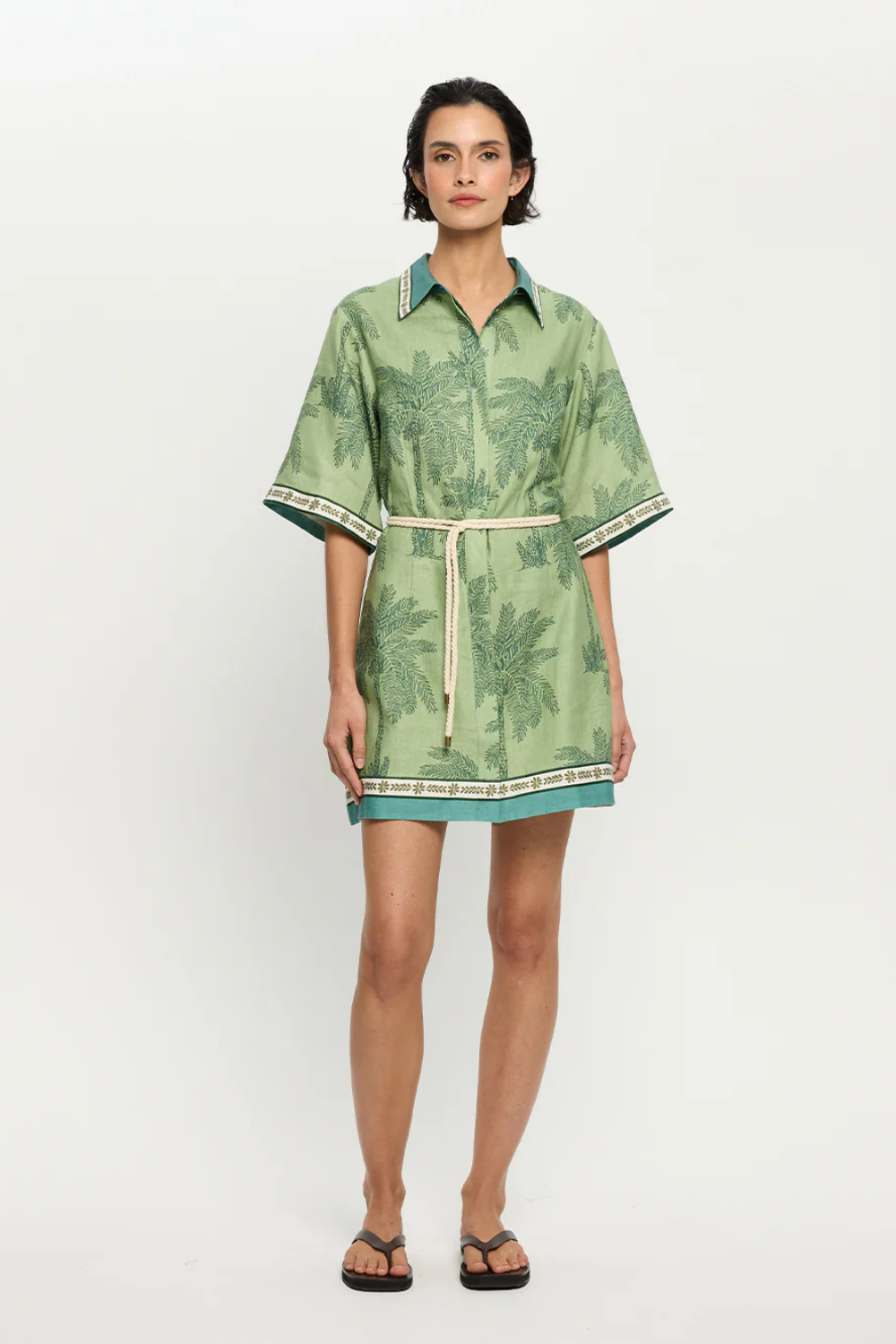 Load image into Gallery viewer, Alani Mini Shirt Dress
