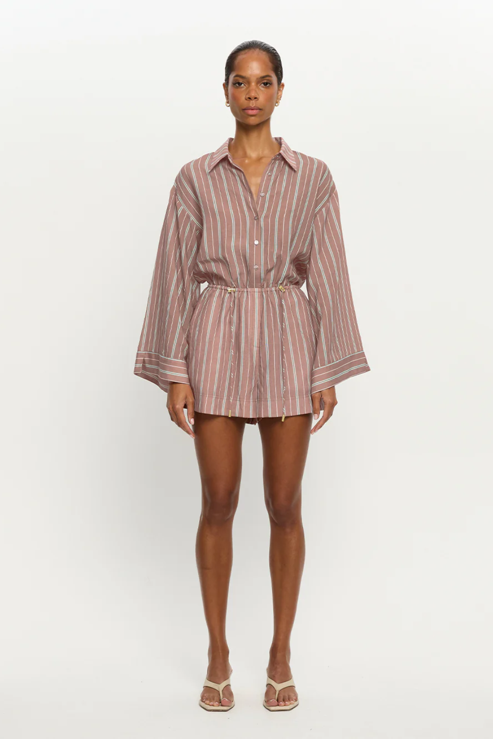 Load image into Gallery viewer, Bobby Playsuit Stripe
