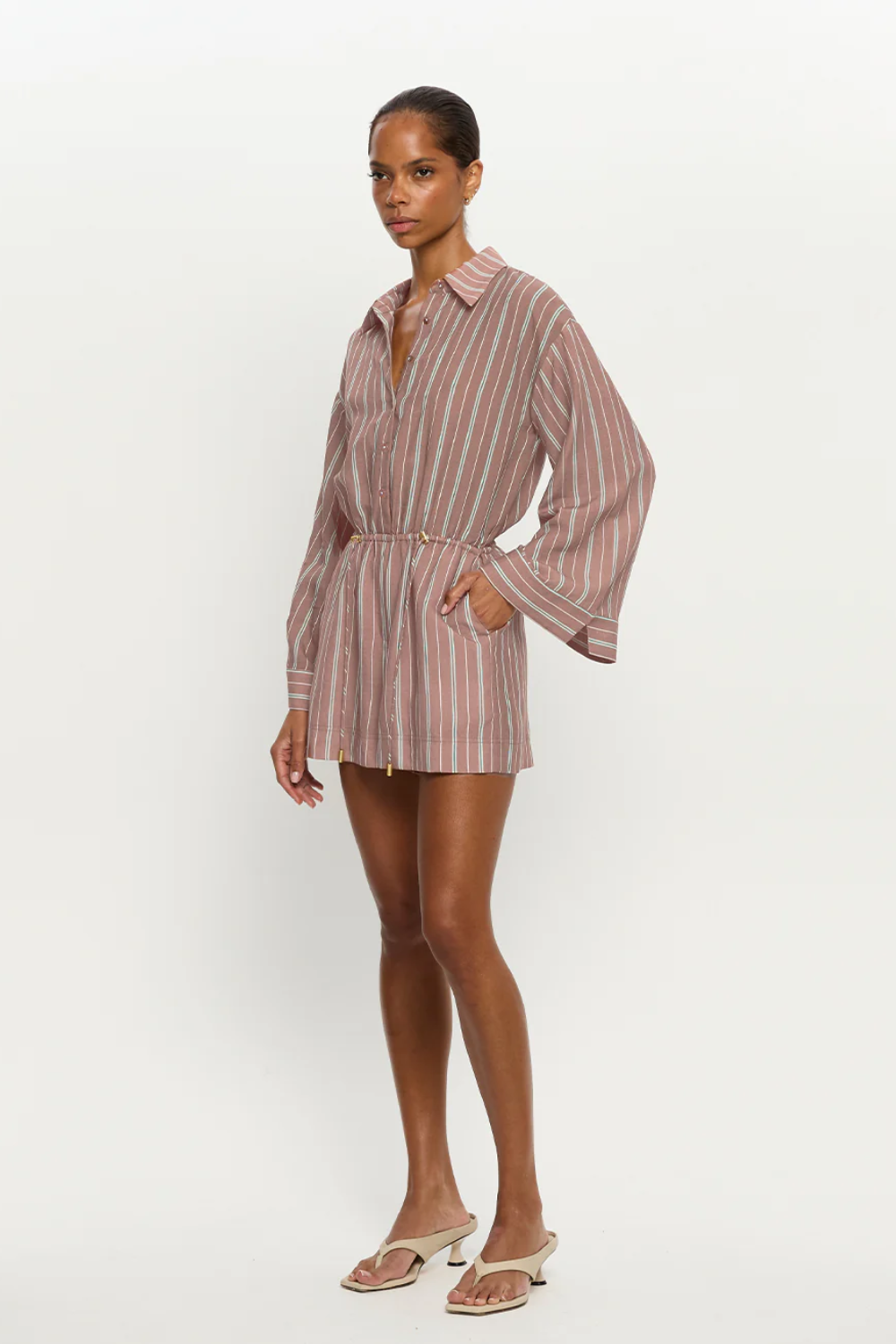 Load image into Gallery viewer, Bobby Playsuit Stripe
