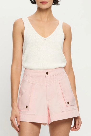Celene Denim Short Soft Pink