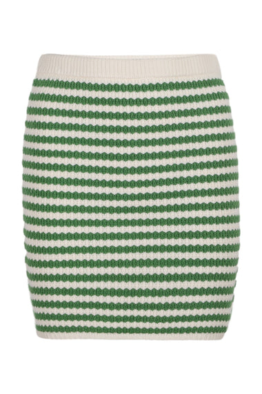 Corinne Knit Mini Skirt Stripe