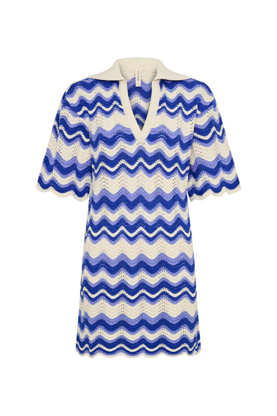 Leighton Mini Dress Blue Wave