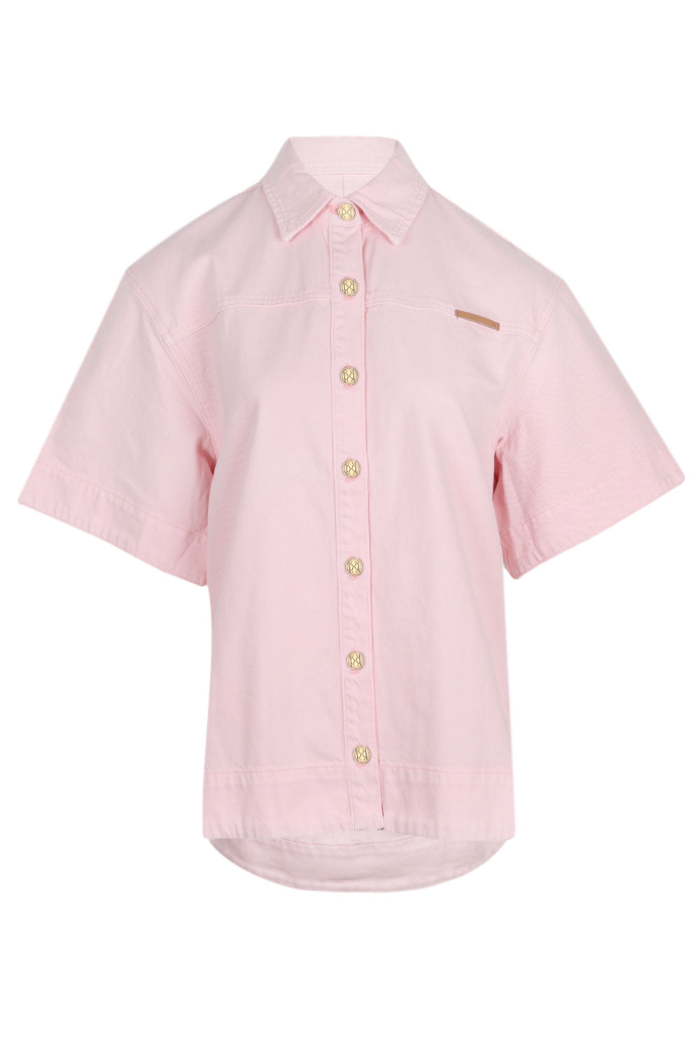 Marla Denim Shirt Soft Pink