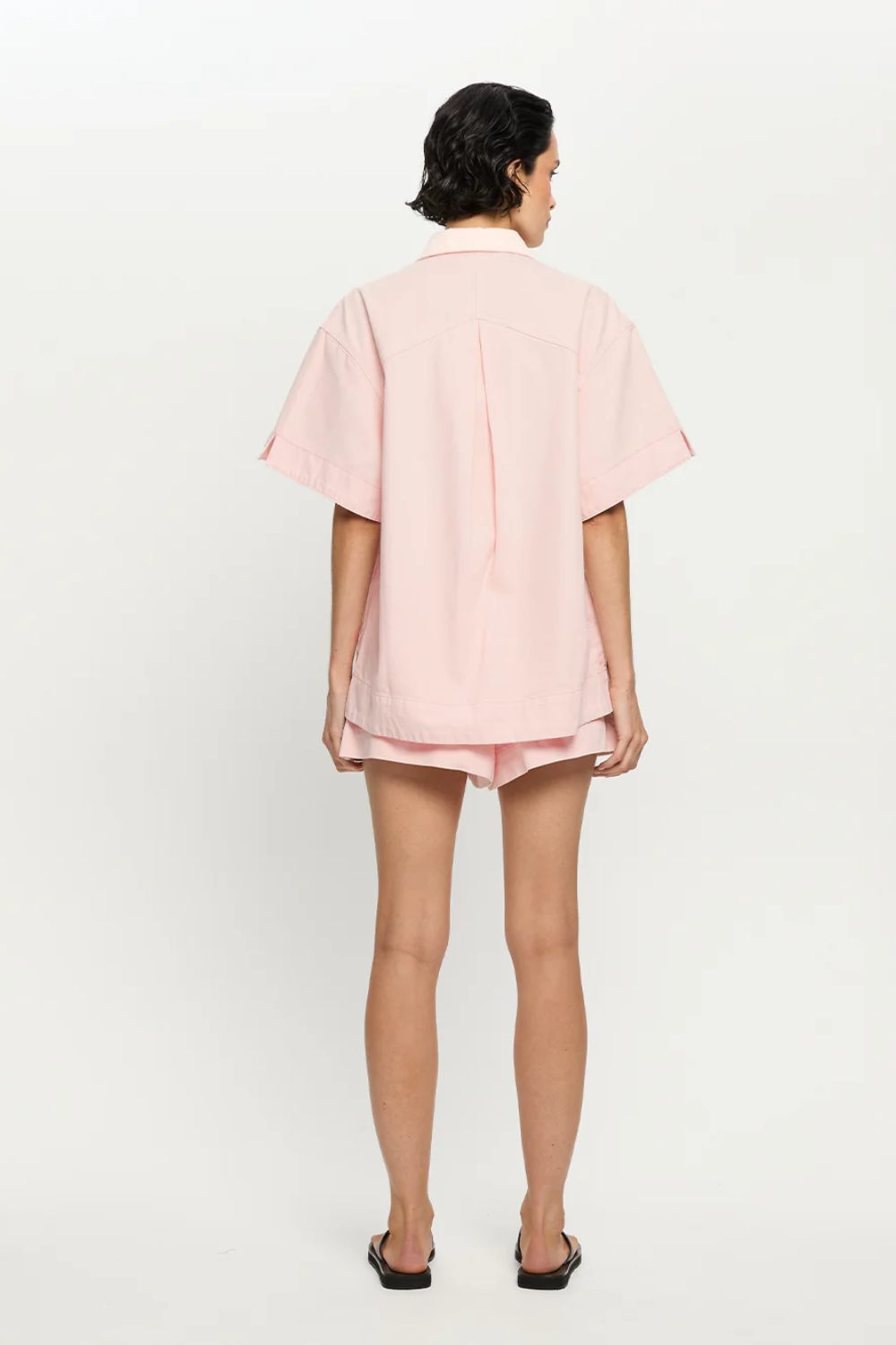 Load image into Gallery viewer, Marla Denim Shirt Soft Pink
