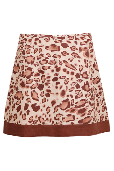 Paris Mini Skirt Brown