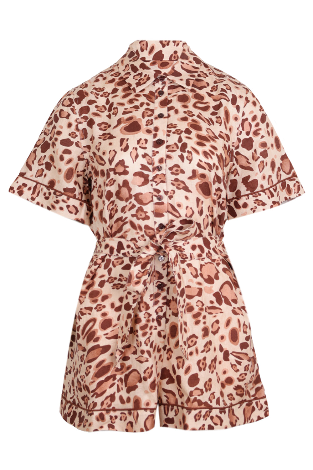 Load image into Gallery viewer, Paris Playsuit Brown

