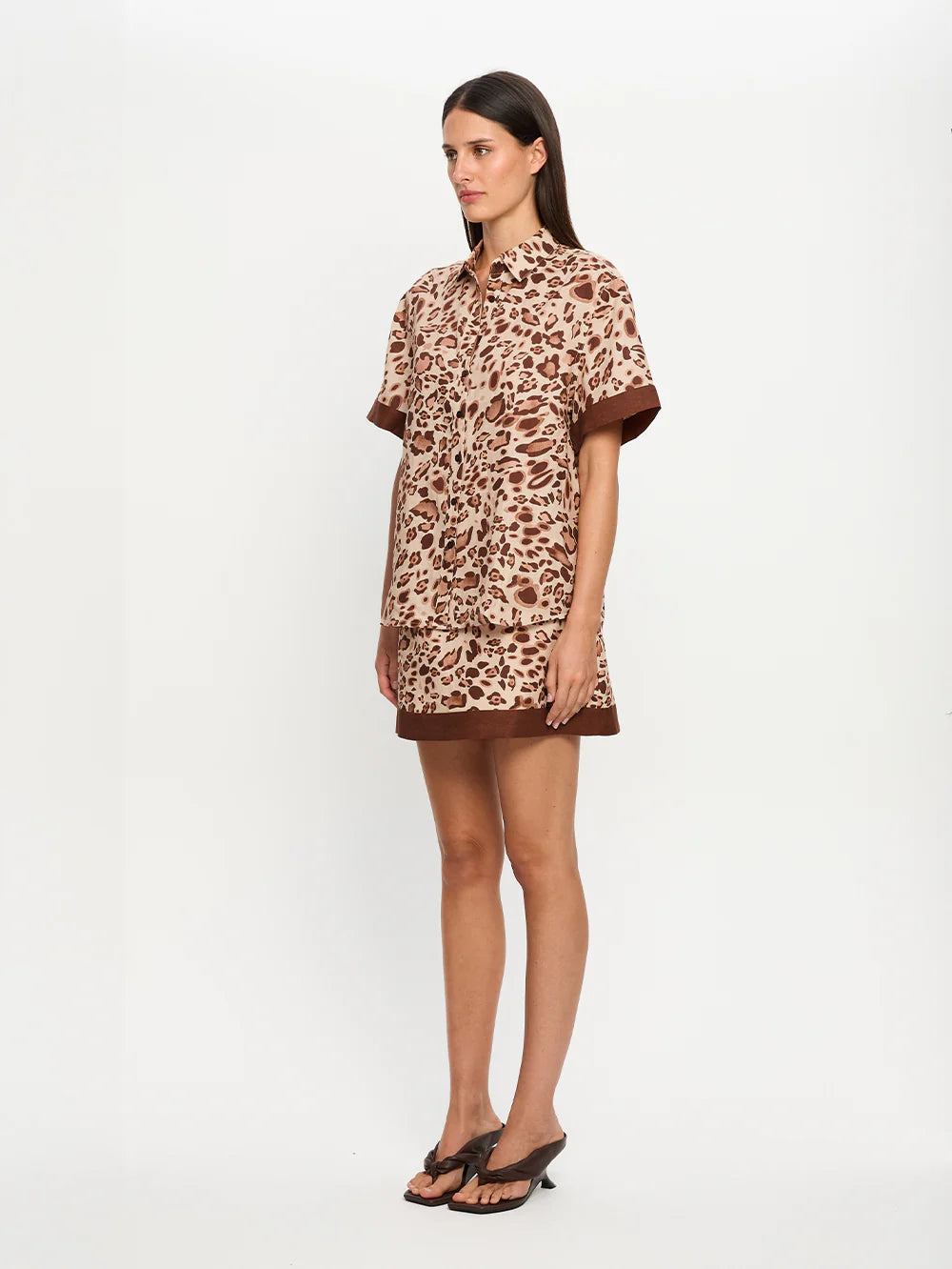 Load image into Gallery viewer, Paris Shirt Brown

