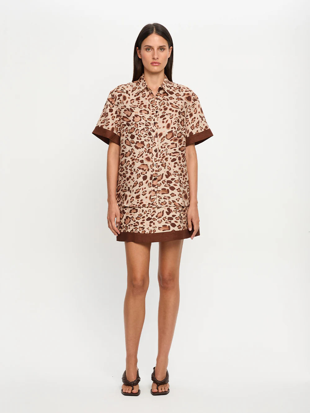 Load image into Gallery viewer, Paris Shirt Brown
