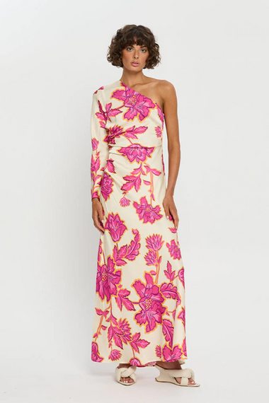Rhia One Sleeve Maxi Dress
