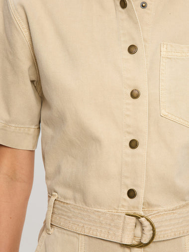 Tahlia Boilersuit Sand