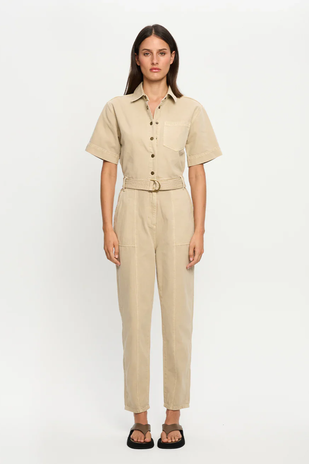 Load image into Gallery viewer, Tahlia Boilersuit Sand

