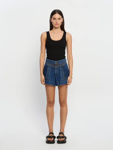 Tallulah Scoop Tank Black