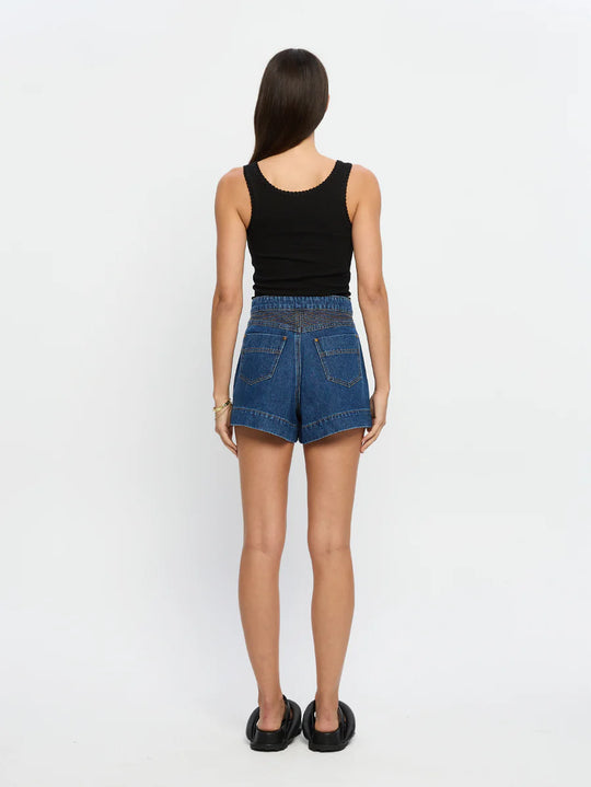 Load image into Gallery viewer, Tallulah Scoop Tank Black
