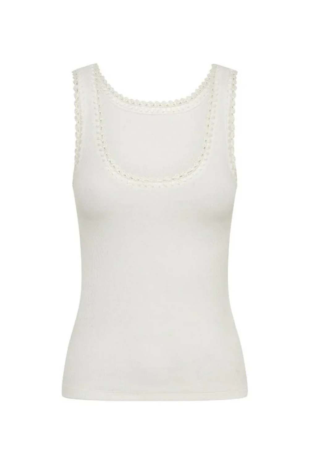 Load image into Gallery viewer, Tallulah Scoop Tank Ivory

