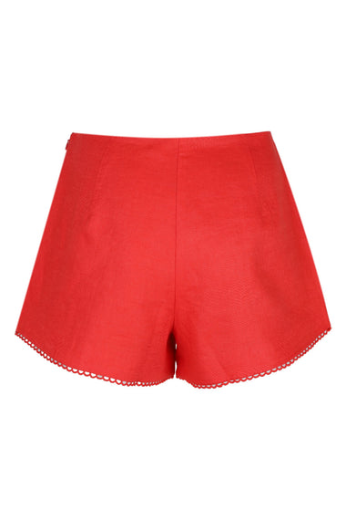 Tara Shorts Red