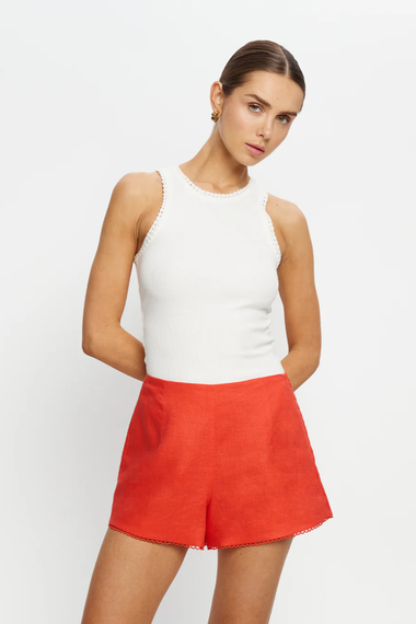 Tara Shorts Red