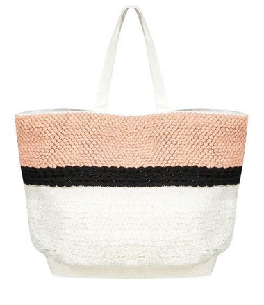 Knot Detail Tote Bag Stripe - Bag