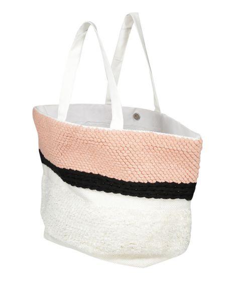 Load image into Gallery viewer, Knot Detail Tote Bag Stripe - Bag
