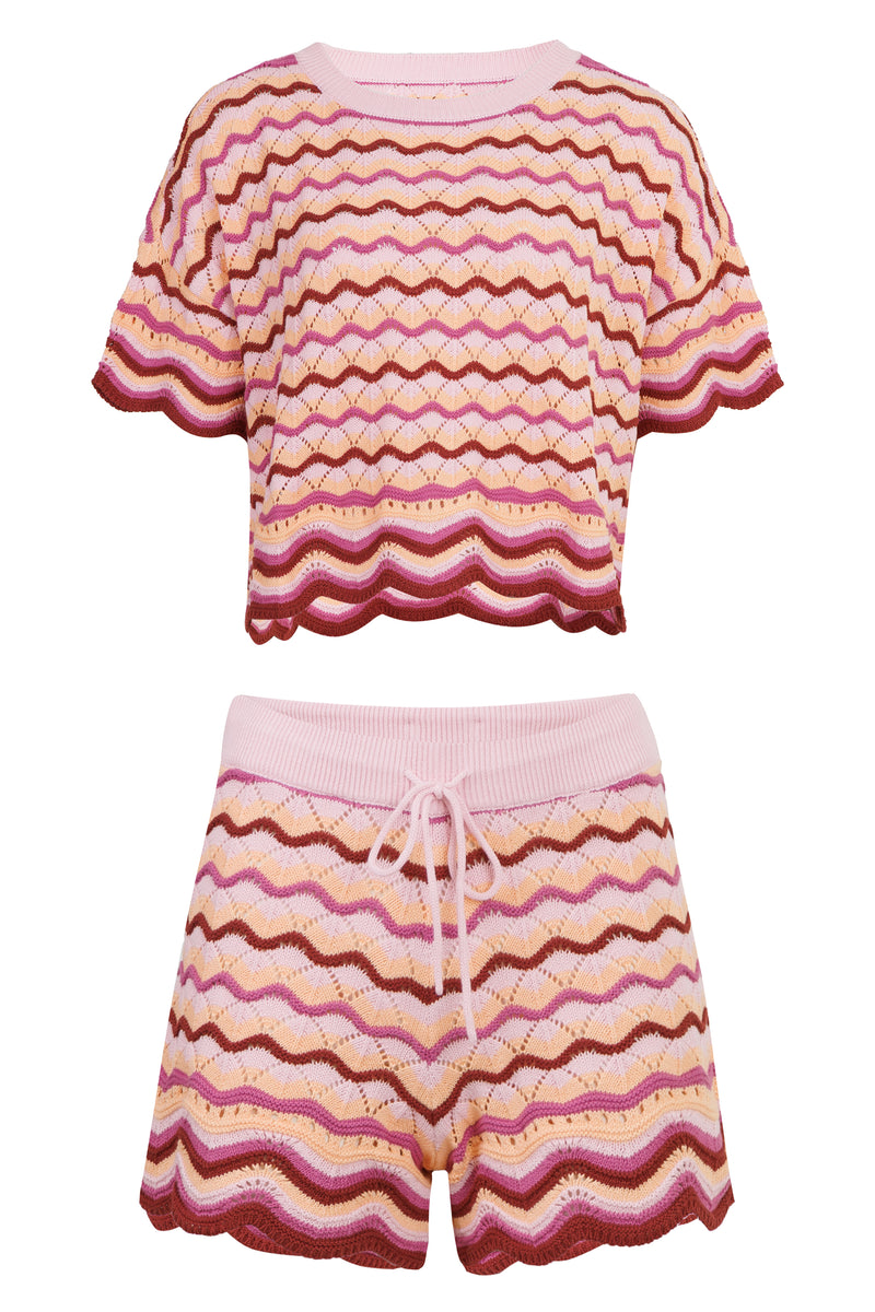 Sunchaser Top & Short Berry Spritz