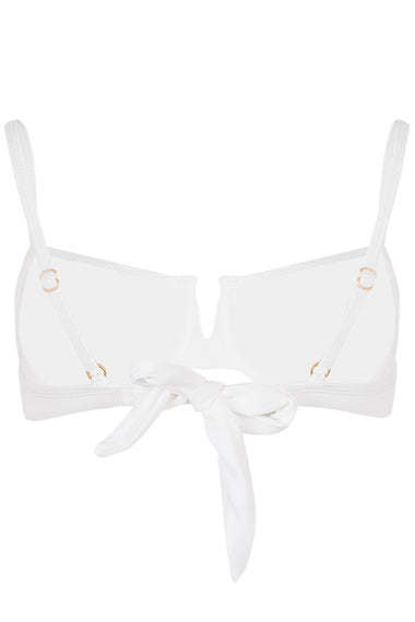 Hunter Bikini Top White
