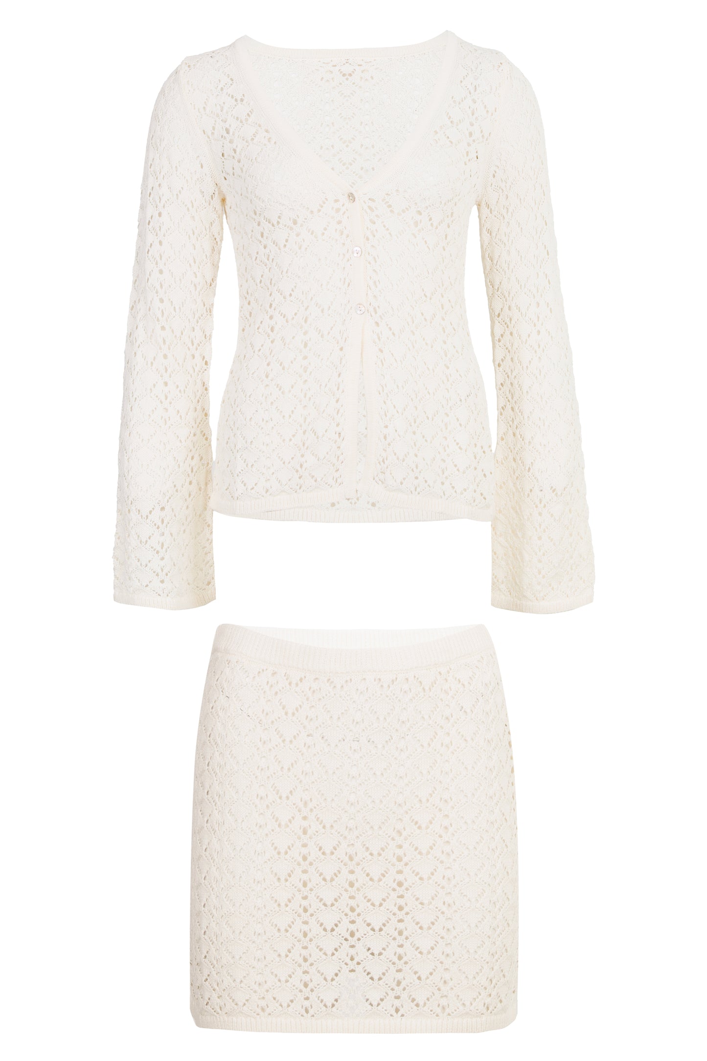 Load image into Gallery viewer, Nova Top &amp;amp; Skirt Cream
