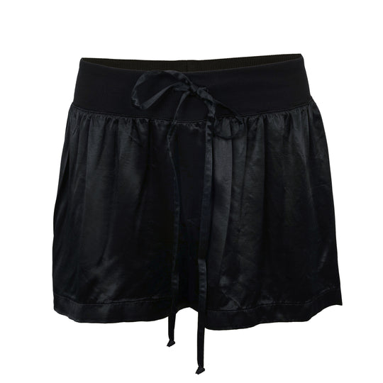 Ladies Black Pyjama Shorts