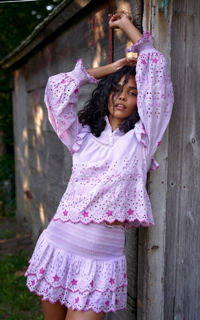 Load image into Gallery viewer, Kassie Top Lavender Fields - Top
