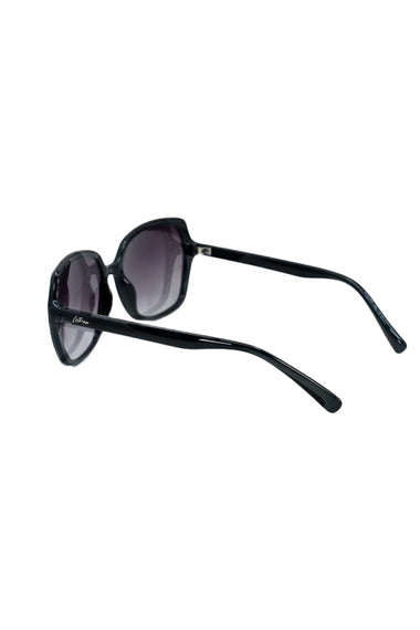 Oversized Black Sunglasses in Butterfly Design