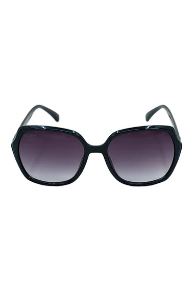 Oversized Black Sunglasses in Butterfly Design