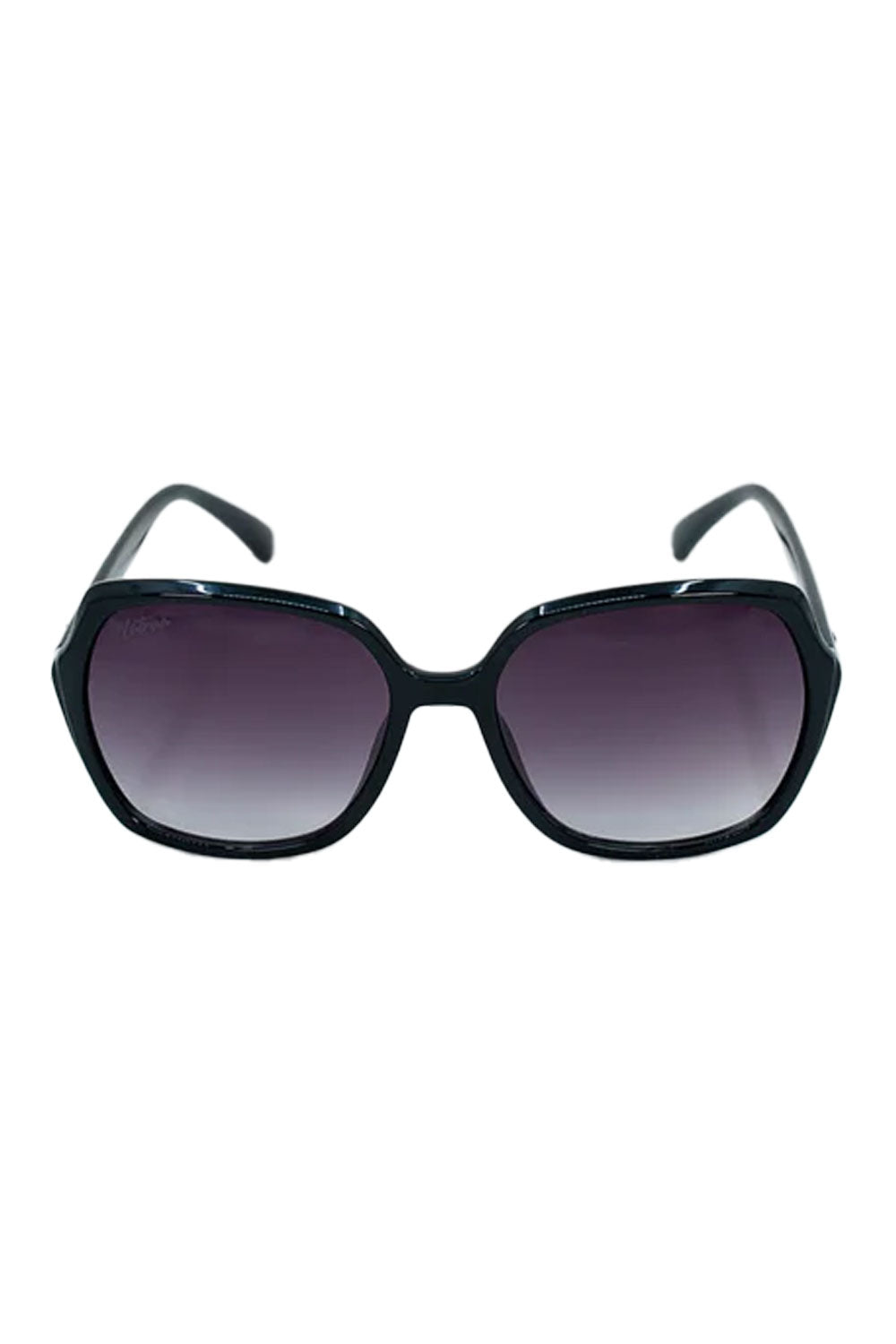 Load image into Gallery viewer, Oversized Black Sunglasses in Butterfly Design

