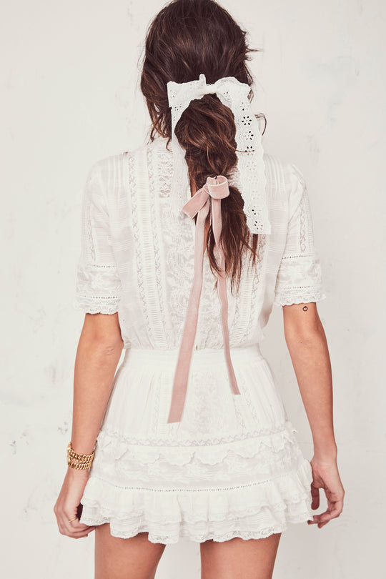Leighton Dress White