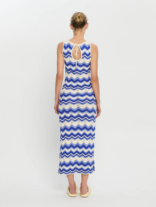 Leighton Maxi Dress Blue Wave - Dress