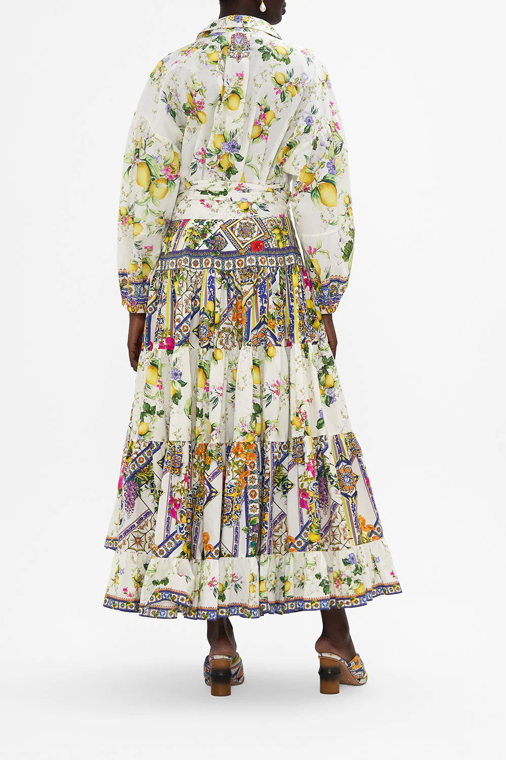 Load image into Gallery viewer, Balloon Sleeve Shirt Blouse Caterina Spritz - Top
