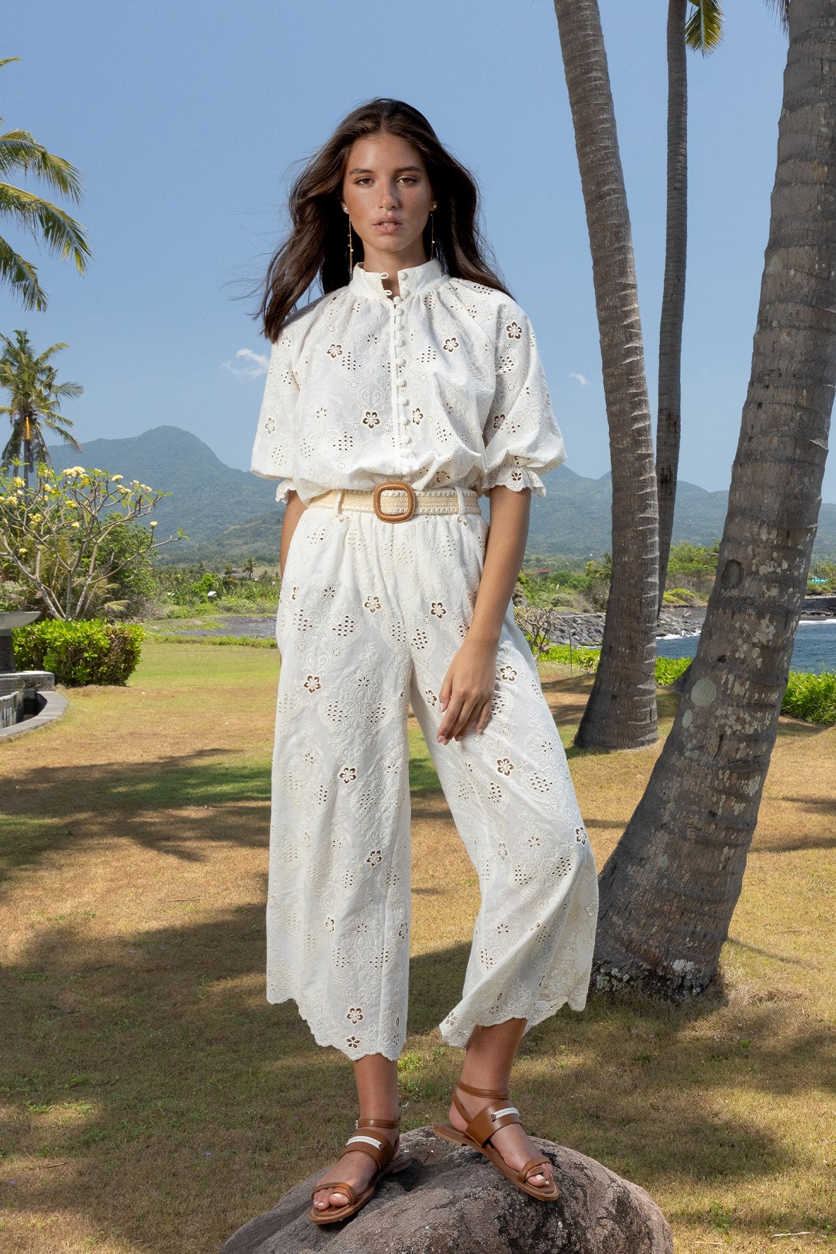 Load image into Gallery viewer, Pants Leni Ecru - Trousers
