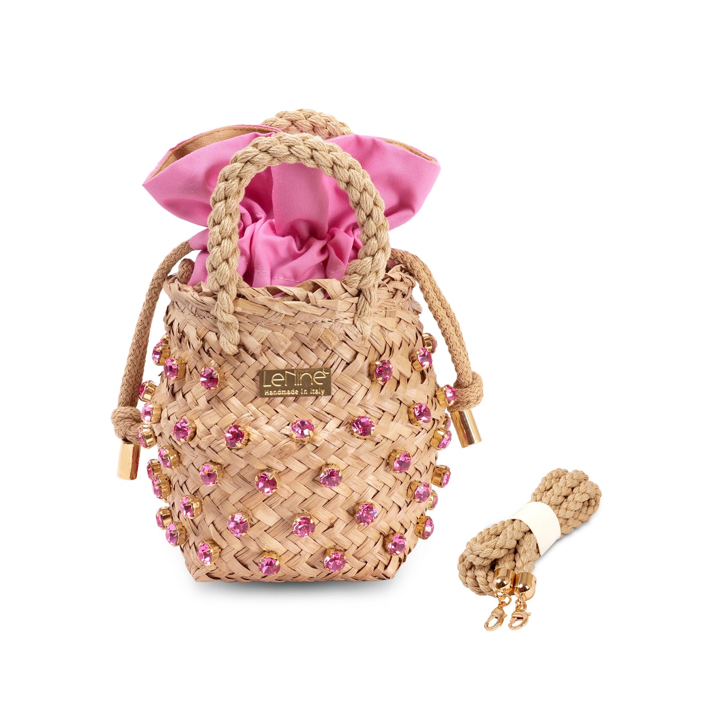 Load image into Gallery viewer, Tiny Mono Cotton Magenta - ONE SIZE - Bag
