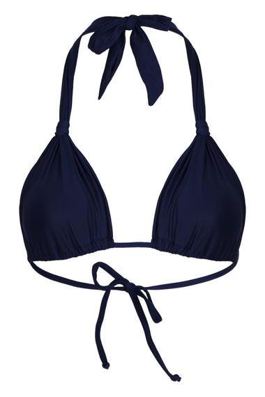 Adjustable Halter Bikini Top Tile Blue