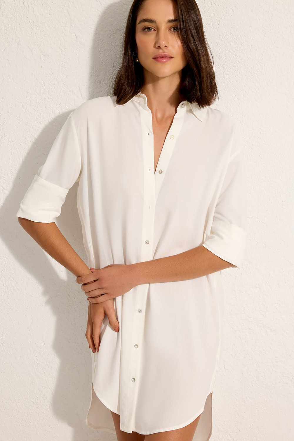 Load image into Gallery viewer, Basic Chemisier Dess Off White
