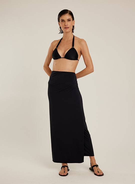 Bio Knot Touch Sarong Black