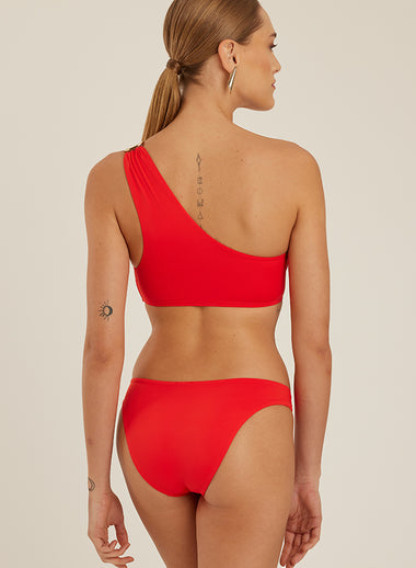 Bio Rectangle Bikini Top Cayenne - Bikini Top