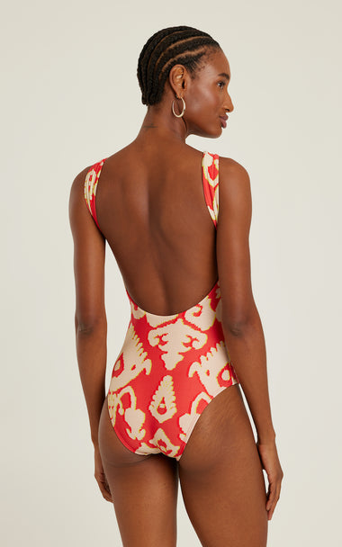 Detailed High Neck One Piece Turkey - One Piece