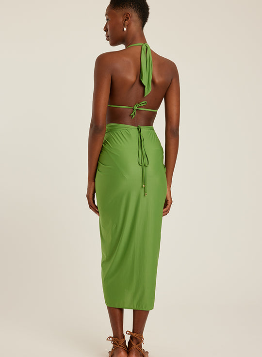 Load image into Gallery viewer, Knot Touch Sarong Matcha - ONE SIZE - Sarong
